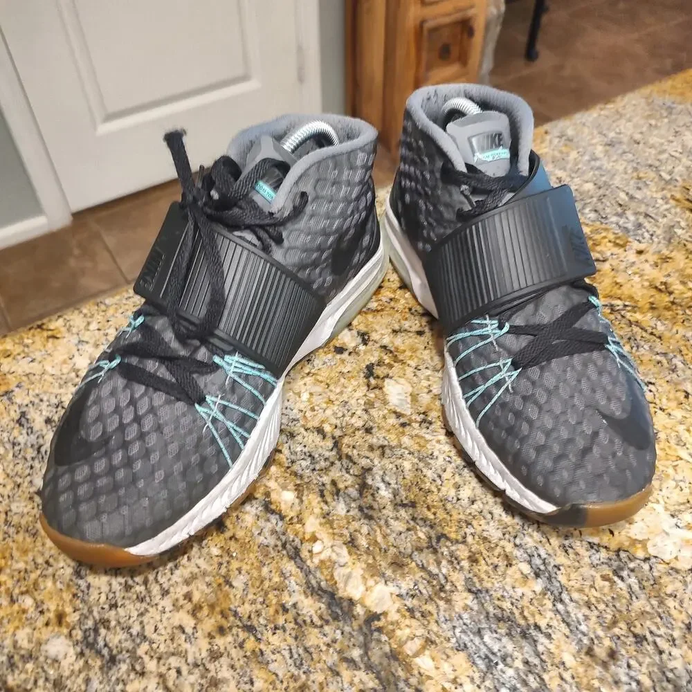 Nike Zoom Toranada Black,Turquoise Grey Athletic Shoes Size 9.5 Model 835657-003
